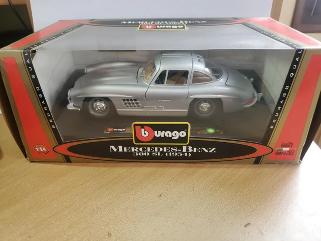 Burago 1/24 - Mercedes Benz 300 SL 1954 - N°0122 - Réf M114 - Occasion En Boîte (Italie)