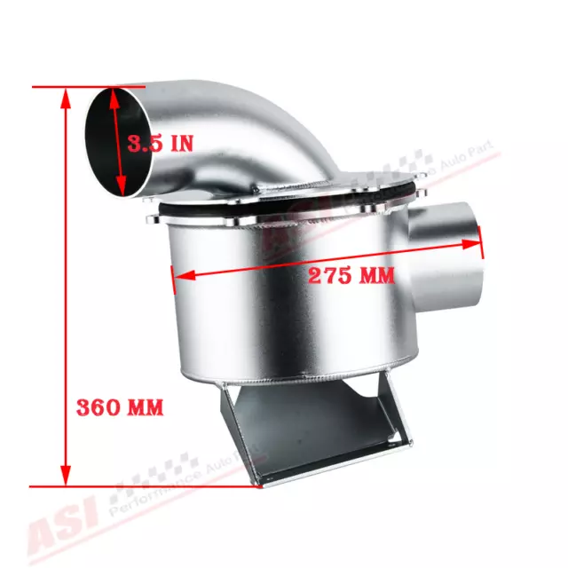 For Nissan Patrol Turbo/ V8 Gq Gu Silver Hi-Flow Zd30 Airbox