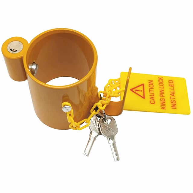 ANTI THEFT 5TH Wheel Hitch Locking Pin Kingpin Hitch Lock for RVs or