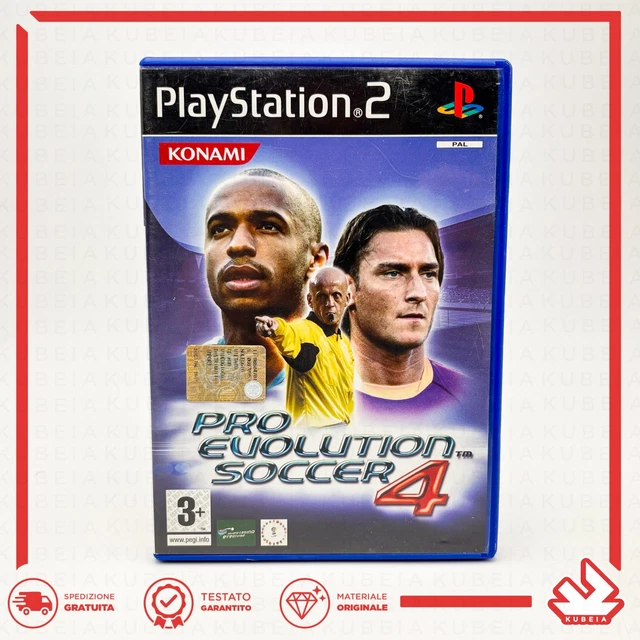 Jeu PES 4 Pro Evolution Soccer 4 Sur PlayStation 2 - Bon état - Sans Notice