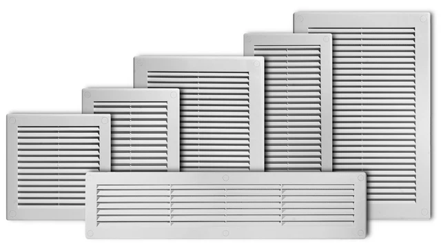 Lüftungsgitter Eckig Aus Aluminium | Abluftgitter Mit Insektenschutz | Für Küche & Badezimmer 350x350cm