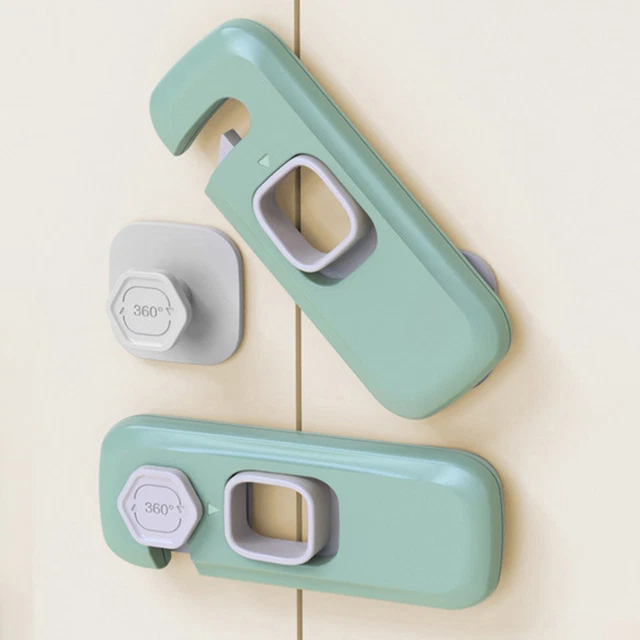 Safe Locks 360 Rotation Moisture-proof Baby Drawer Safety Locks Reliable