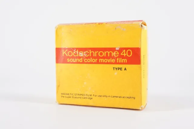 Kodachrome 40 Sound Colour Super 8 Movie Film Type A Kodak EXPIRED