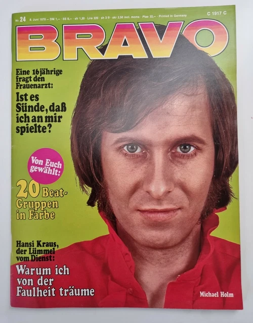 Bravo 24 vom 8.6.1970 Michael Holm / Herman's Hermits / Peter Maffay (C1206)