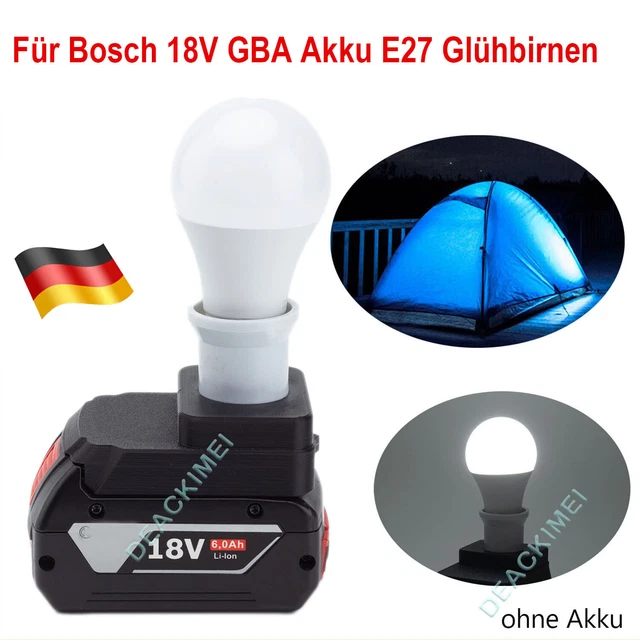 BTRUI Arbeitsleuchte Für Bosch 18V Akkus - 1500lm LED Baustrahler