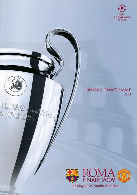 UEFA CHAMPIONS LEAGUE FINAL 2009 Manchester United v Barcelona £3.99