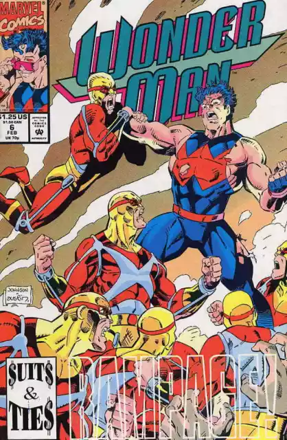Wonder Man #6 Marvel Comics February Feb 1992 (VF)