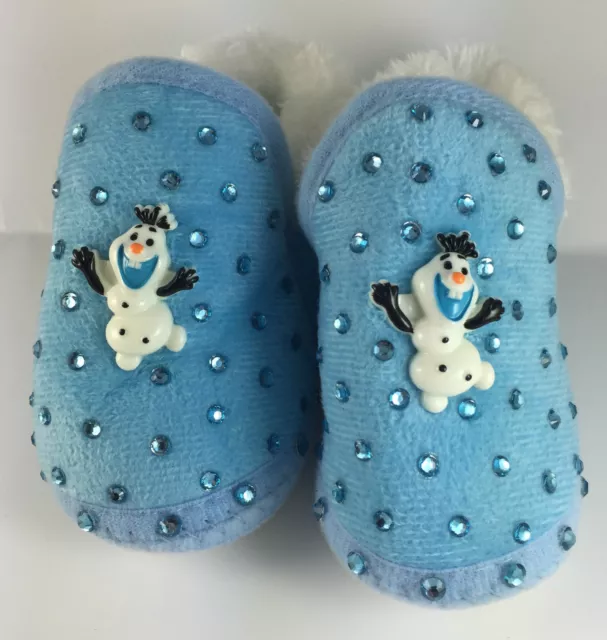 Maßgeschneiderte Baby Säugling Schneemann gefroren Disney Olaf Winterstiefel römisch Kristall