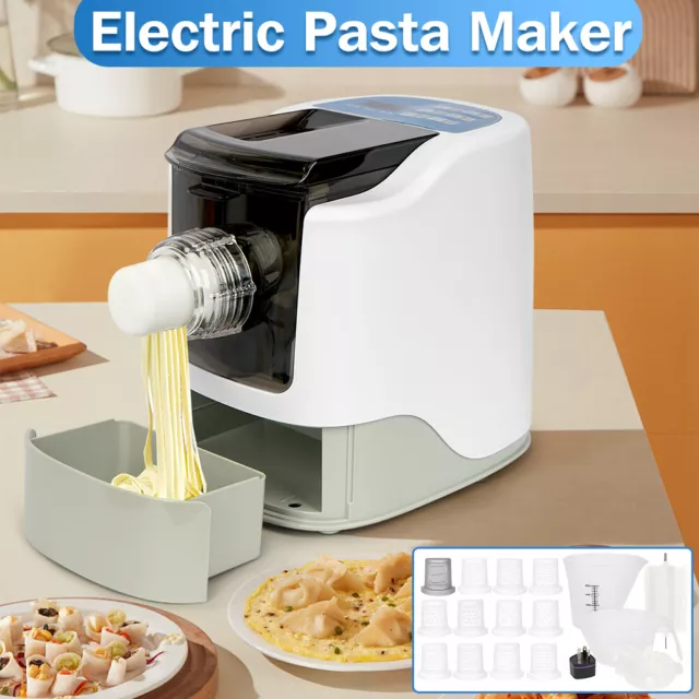 Automatic Smart Pasta Noodle Maker Machine 13 changeable Molds Kitchen Spaghetti