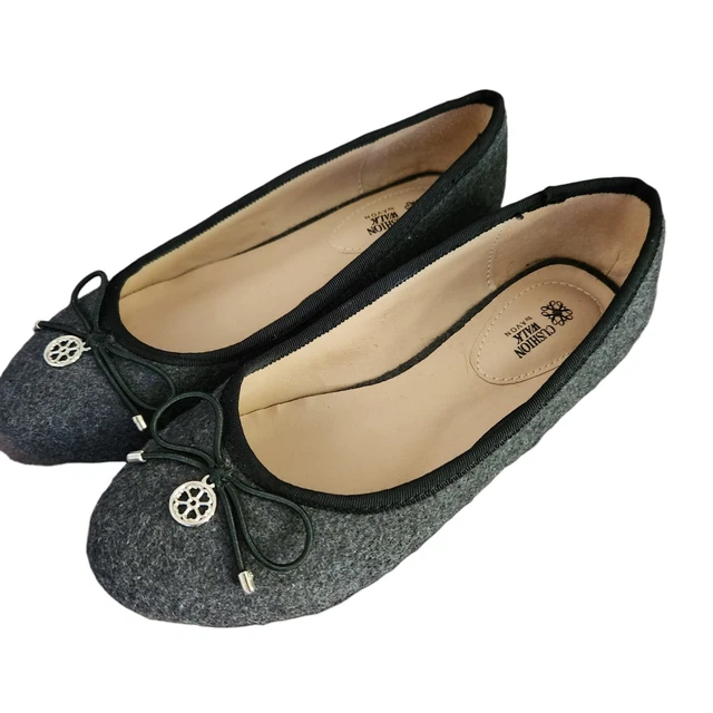 Cushion Walk by Avon Slip-on Ballet Flats Fabric Upper Size 6