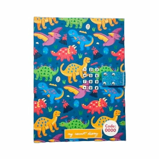 Diario con codice segreto Roymart Dinos 15 x 20,5 x 3 cm
