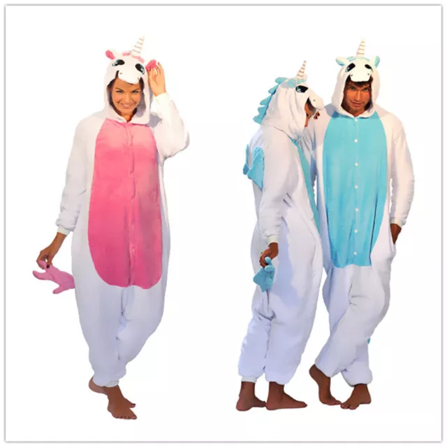 Unicornio Unisex Onesiee Disfraz de Kigurumi con Capucha Pijama Ropa para Dormir