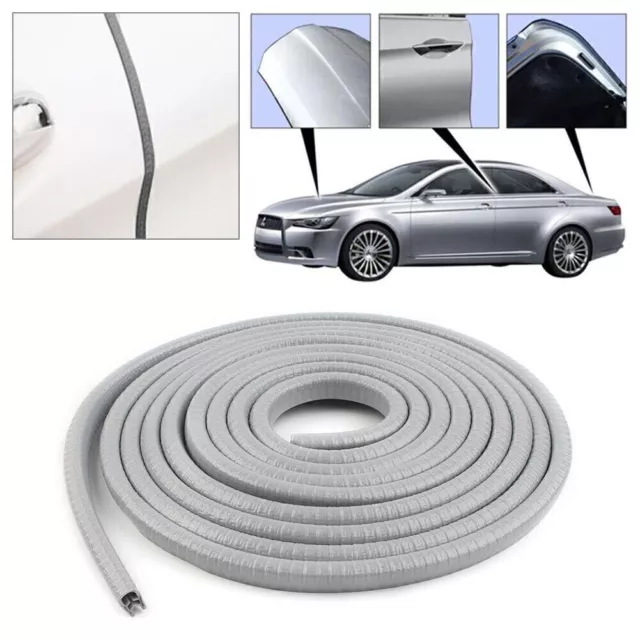 10FT/3M Car Door Edge Trim Lock Guard Moulding Rubber Seal Strip Protector Decor