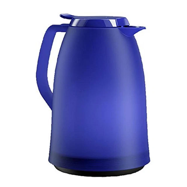 (TG. 1,0 L) Emsa Mambo 017012514506 Caraffa Termica, Chiusura QuickPress, Blu, 1