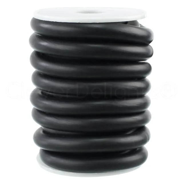 3/8" Solid Rubber Cord - 5 Feet - Buna 70 Durometer - Black .375" Round - O-Ring