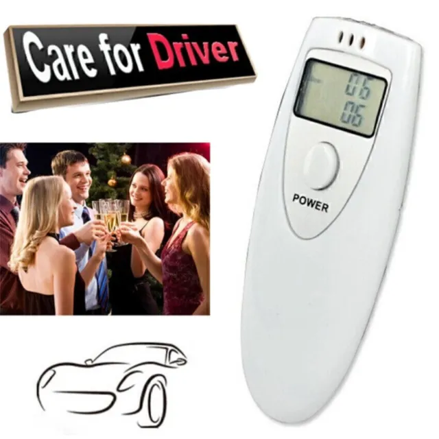 Professional Digital Alcohol Breath Breathalyser Breathalyzer Tester Detector