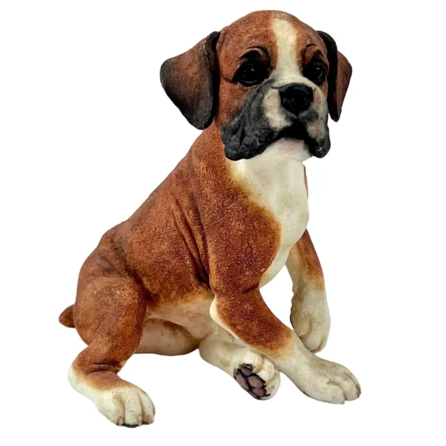 Boxer Dog Puppy Figurine Country Artists for the discerning #02011 4"T x 3.75" W