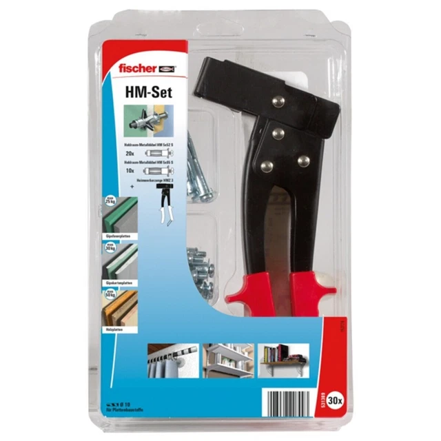 Fischer tedesco Set montaggio 531389 tasselli cavità montaggio acciaio