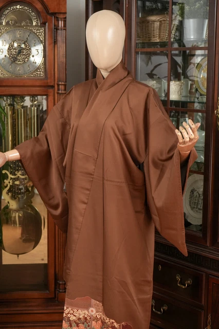 Dear Vanilla Japanese Silk Tomesode Kimono Women's Authentic Japan Made Vintage 2
