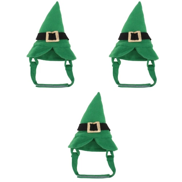 Set 3 Green Dog Hat Hats Babies Nativity Costumes Kids Christmas