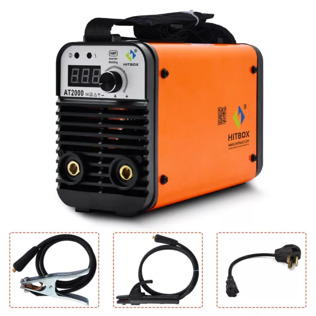 HITBO 200Amp ARC MMA Welder 110V 220V Dual Volt lnverter Stick Welding Machine
