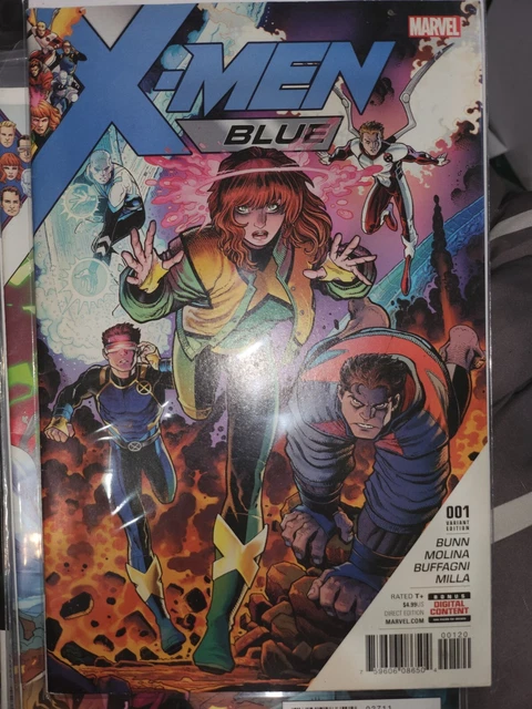 X-Men Blue 1 J Scott Campbell Variant Cover A Unsigned NM 