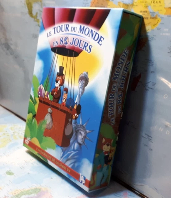 COFFRET LE TOUR DU MONDE EN 80 JOURS - L'Intégrale en 26 épisodes 5 DVD T.B.E. 3