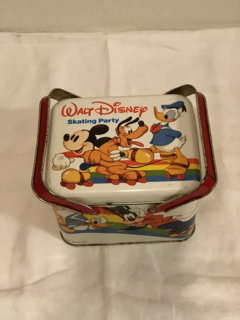 Metal Childrens snack or lunch box. Walt Disney Productions 1950’s 60’s