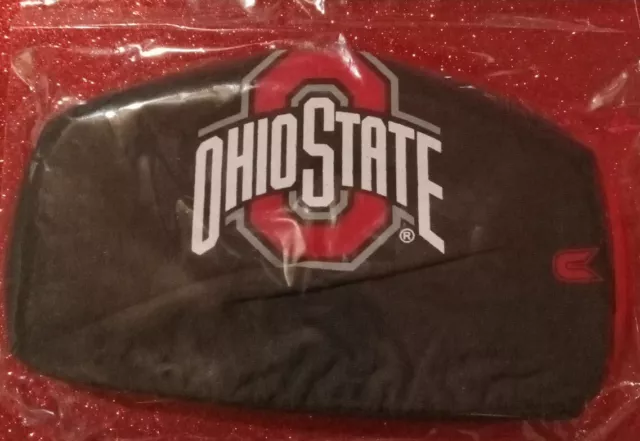 NCAA Ohio State Buckeyes Youth 2 Pack 100% Cotton Face Mask Protection/Covering