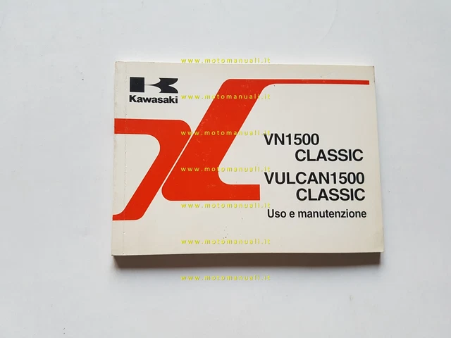 Kawasaki VN 1500 - VULCAN 1500 CLASSIC 1997 manuale uso originale italiano