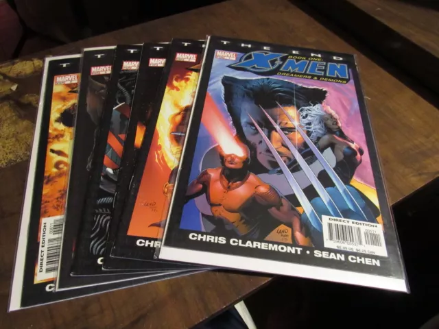 X-Men The End Dreamers & Demons #1 2 3 4 5 6 Marvel Comic Set 1-6 Mini Series