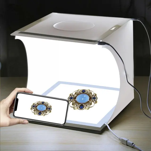 12 Photo Studio Lightbox with 120pcs LED Lights CRI 95+ Dimmable