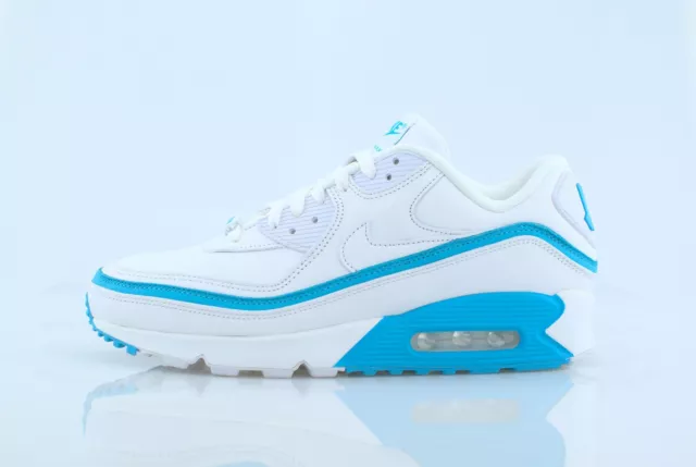 Nike Air Max 90 UNDFTD CJ7197-102 White Blue Fury 37 43 45 47 NEU WEISS SNEAKER