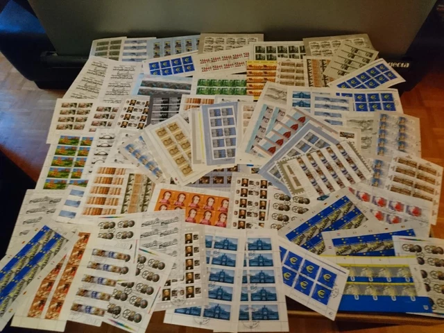 Schachtel Bund 10er-Bögen Kleinbögen gest. 100 Stk. (Mini sheets)(#88354)