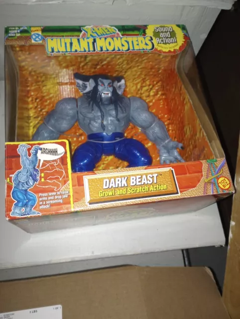 Marvel Comics X-MEN Mutant Monsters DARK BEAST Figure with Sound Toy Biz 1996