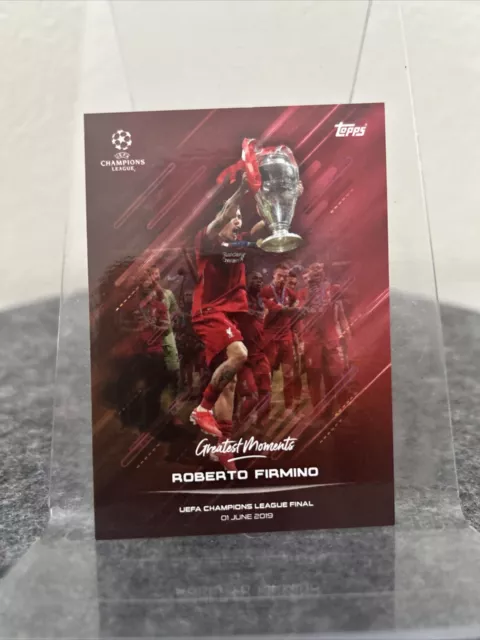 Topps UEFA Champions League Roberto Firmino Curated Set Box 'O Jogo Bonito