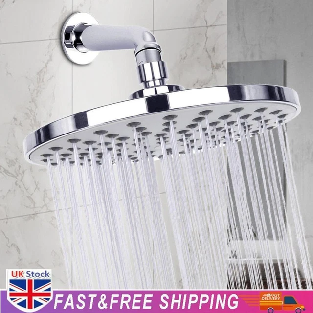 8 Inch Round Flower Sprinklers Convenient Circular Rain Shower Head for Bathroom