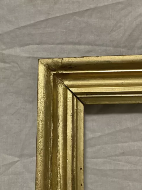 ANTIQUE FITs 15” x 19” GOLD GILT AMERICAN VICTORIAN PICTURE FRAME