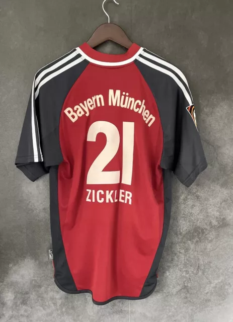 FC Bayern Munich 2001/02 home jersey adidas original small zickler 21