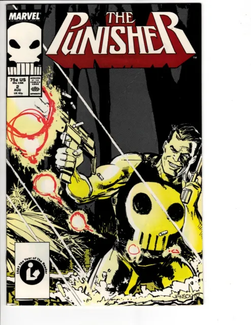 The Punisher #2 Comic Book 1987 NM- Volume 2 High Grade NM-