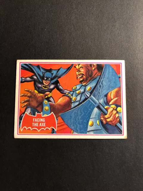 1966 TOPPS BATMAN RED BAT Card 6A