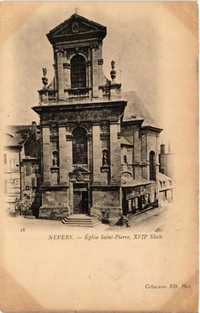 CPA AK NEVERS - Église St-PIERRE XVII Siecle (456501)
