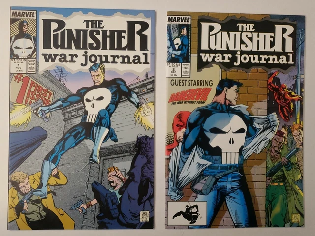 Punisher War Journal #1 & #2, Punisher orgin retold VF/NM