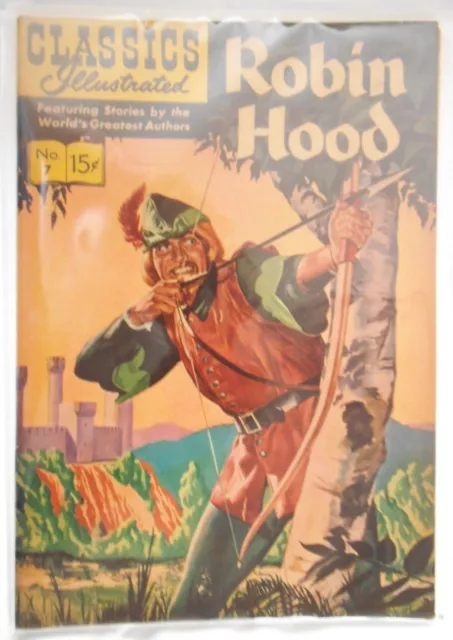 classic illustrated. robin hood.very fine