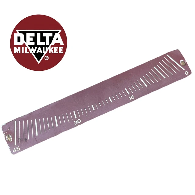 DELTA MILWAUKEE ROCKWELL Badge Tag Logo Band Saw Jointer Lathe Serial