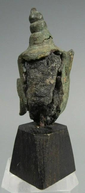 Thai Thailand Ayutthaya bronze Buddha Gilt Bronze Buddha Head ca. 18th century 7