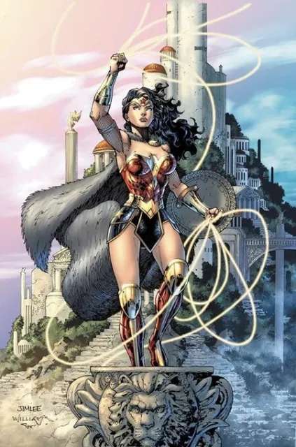 Wonder Woman #1 2Nd Print Jim Lee Icons Series Foil Variant Dc Comics 2023