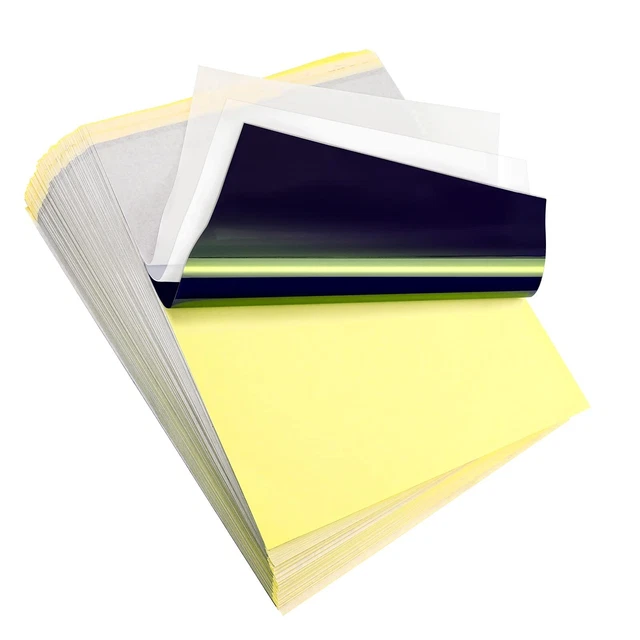 PEPAX – Papier Transfert Tatouage – 50 Feuilles A4 – Pour Pochoirs Thermiques – DIY Et Professionnels - 13