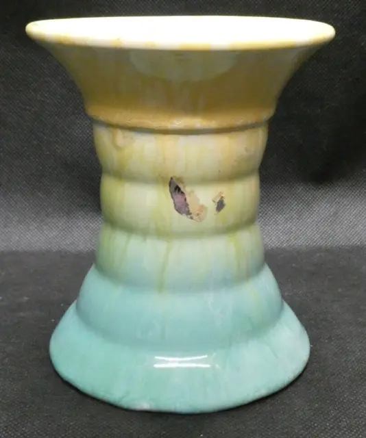 Vintage Australian Bakewell Newtone Art Ware Glazed Vase - 12cm tall 2