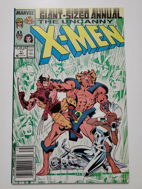 Uncanny X-Men Annual #11 Newsstand Captain Britain App Marvel Comics Wolverine
